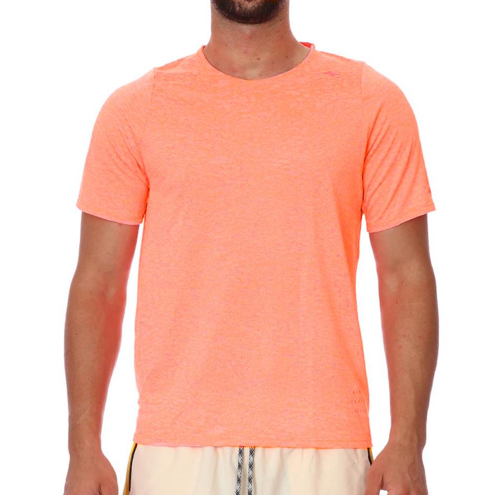 T-shirts Orange Fluo Homme Nike Run division pas cher