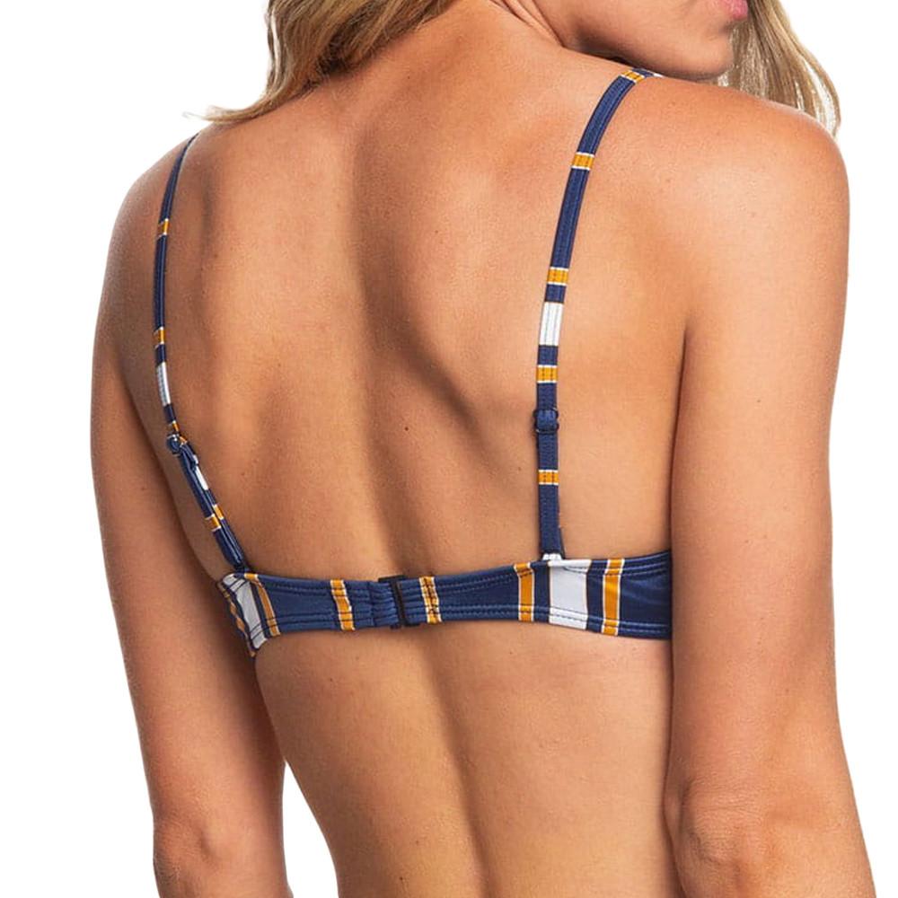 Haut de maillot de bain Marine à Rayures Femme Roxy Romantic Senses vue 2