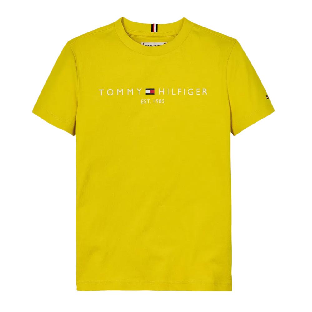 T-shirt Jaune Garçon Tommy Hilfiger U Essential pas cher