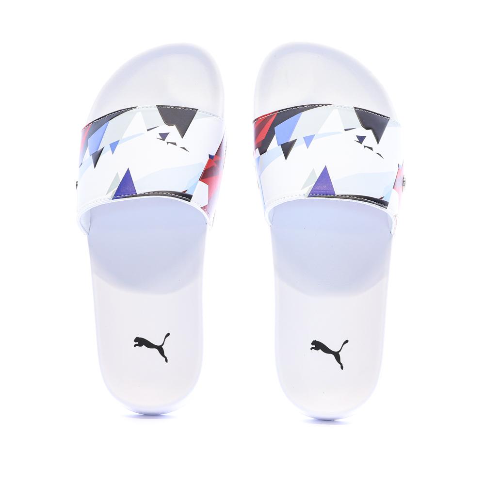 Claquettes Blanches Homme Puma 308368 vue 3