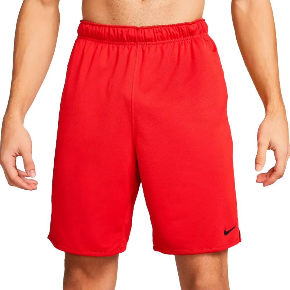 Short Rouge Homme Nike Knit 9 '' UL pas cher