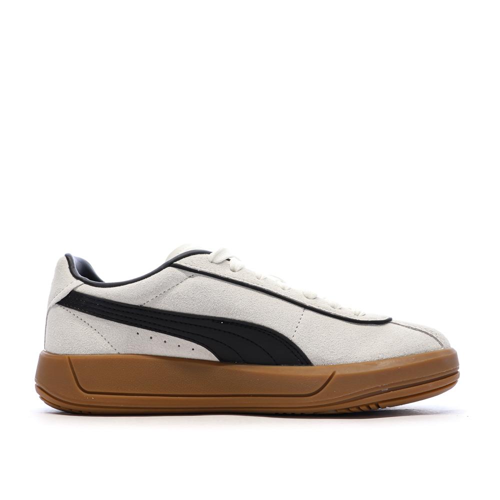 Baskets Blanches/Noires Femme Puma Club Klassika vue 2