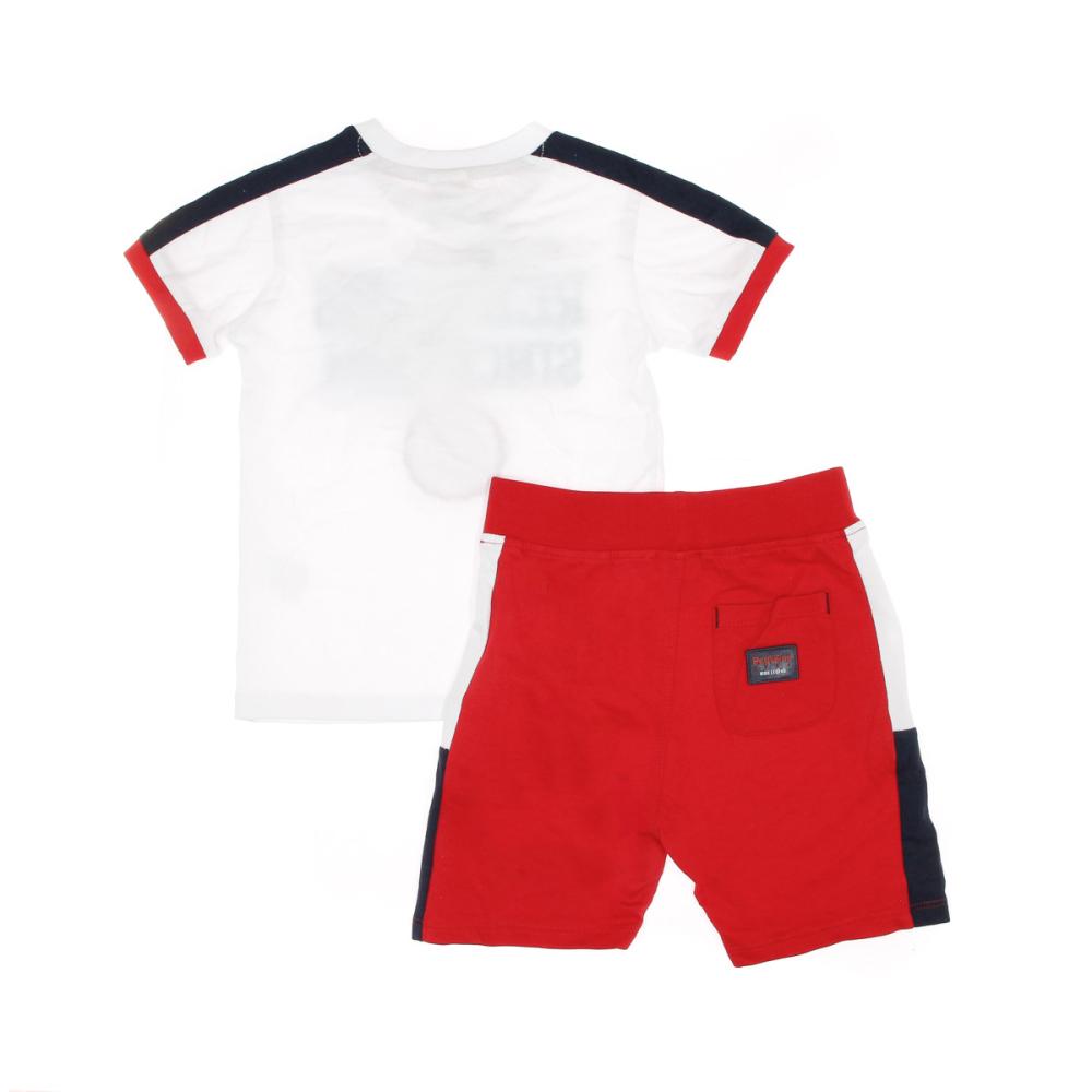 Ensemble Blanc/Rouge Garçon Redskins 402 vue 2