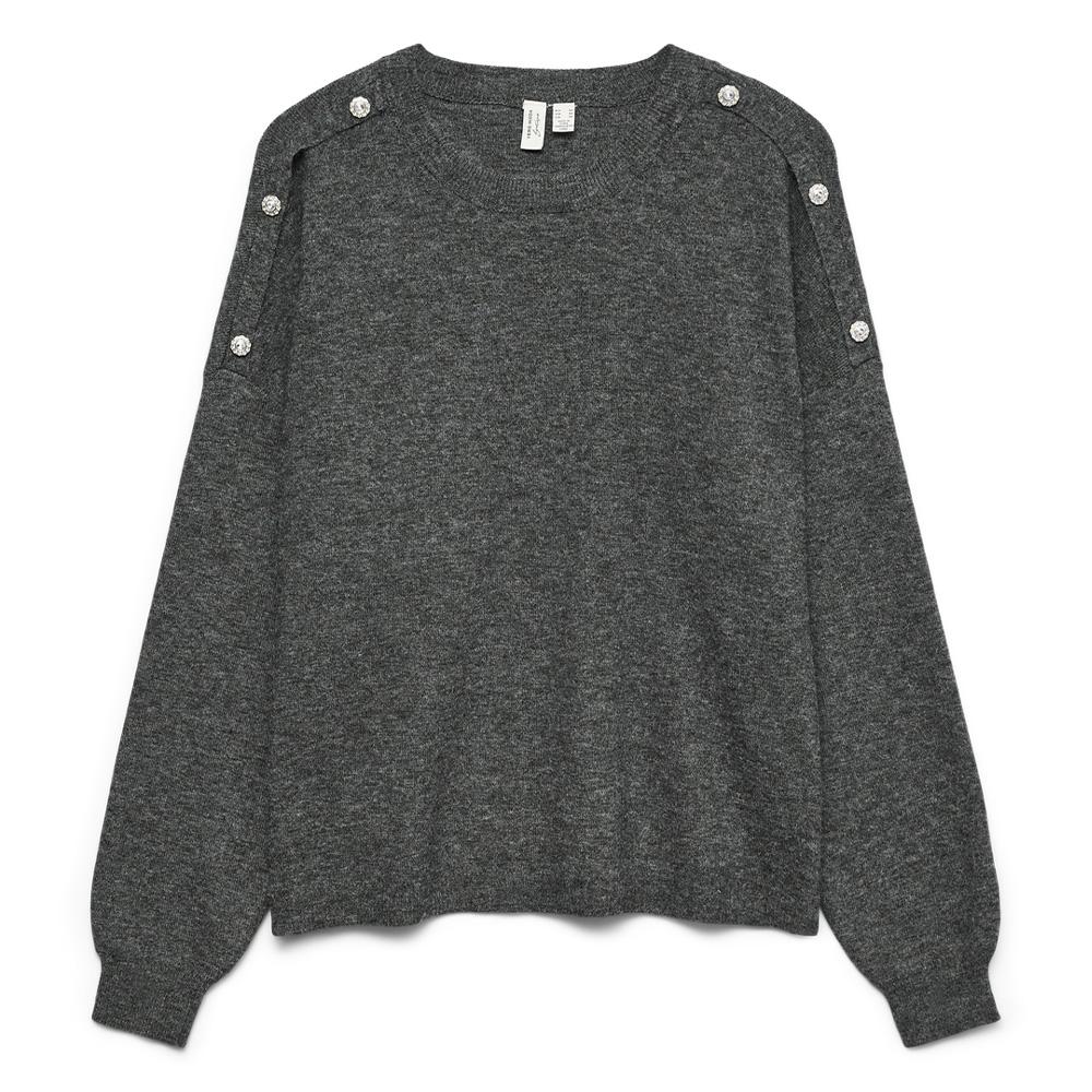 Pull Gris Femme Vero Moda Joya pas cher