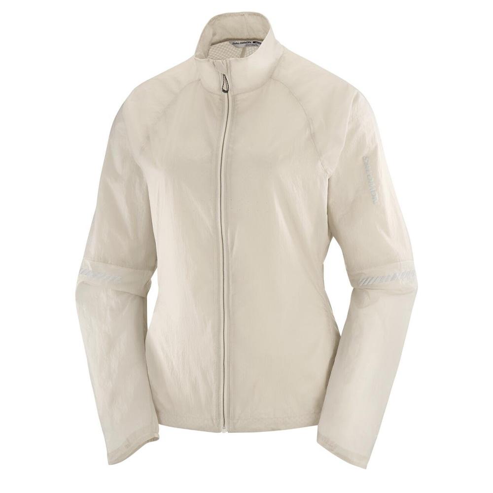 Chaqueta beige para mujer Salomon Sense Flow ver 3