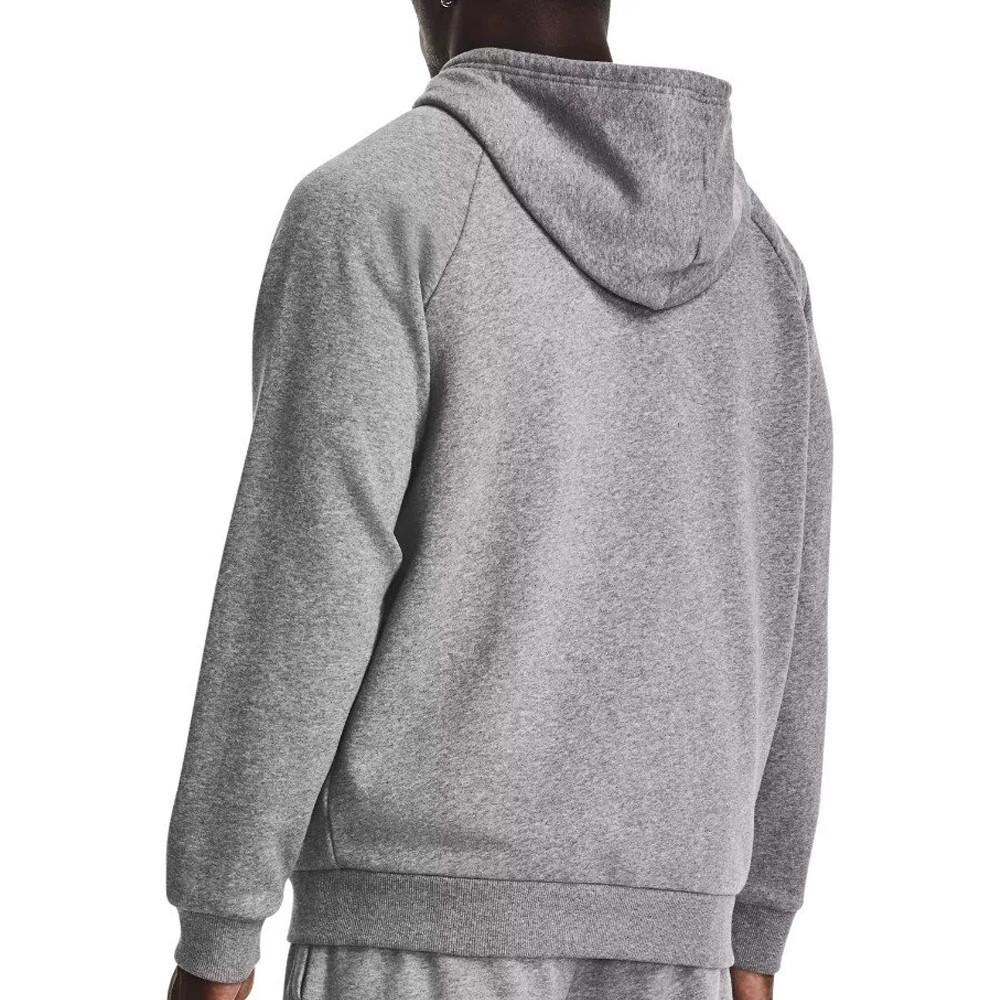 Sweat Gris Homme Under Armour Rival Fleece vue 2