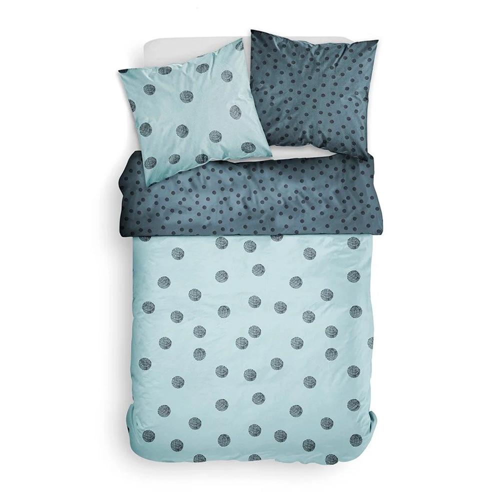 Housse de Couette Bleu clair Today 220x240 57 Fils vue 2