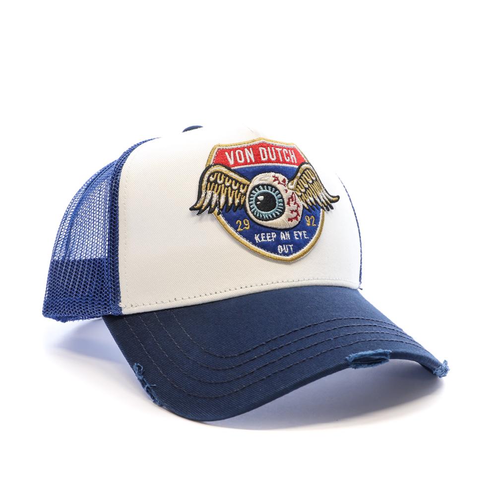 Casquette Blanche/Bleu Homme Von Dutch HIG1 vue 5