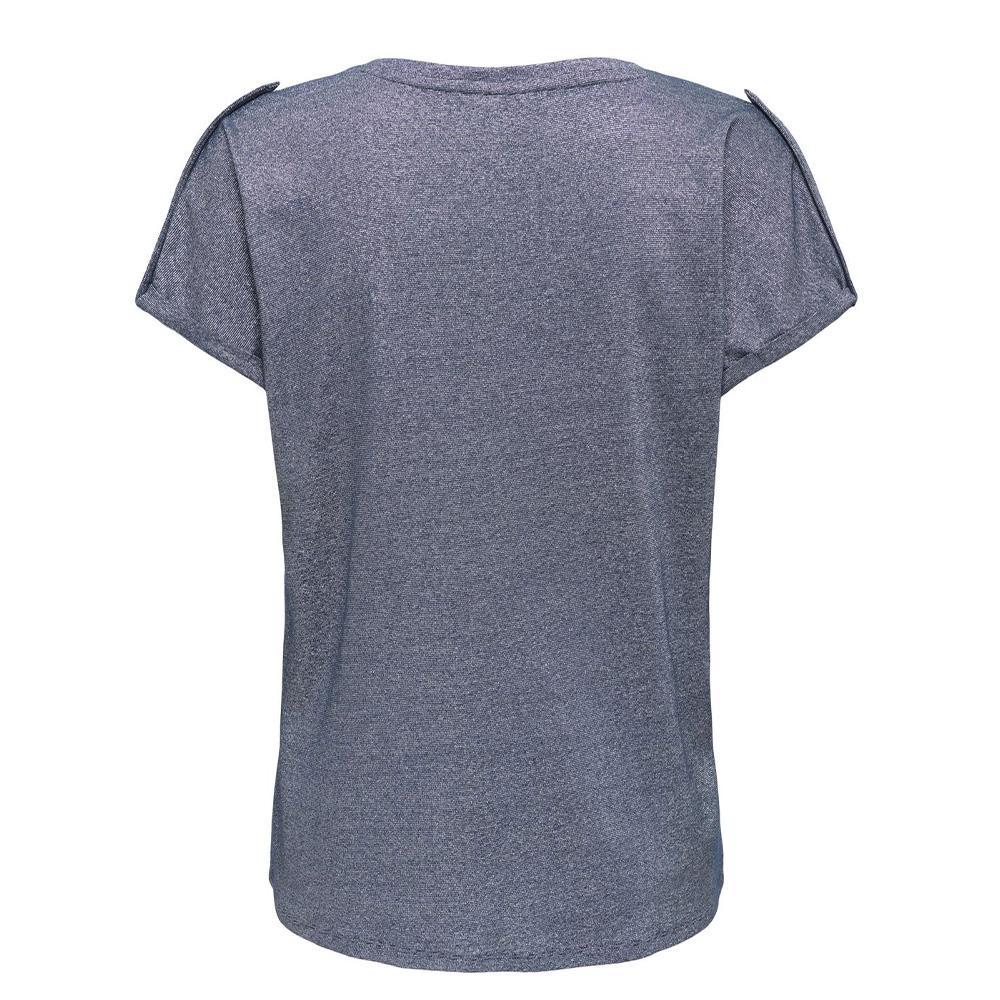 T-Shirt Marine Femme Only Rabi vue 2