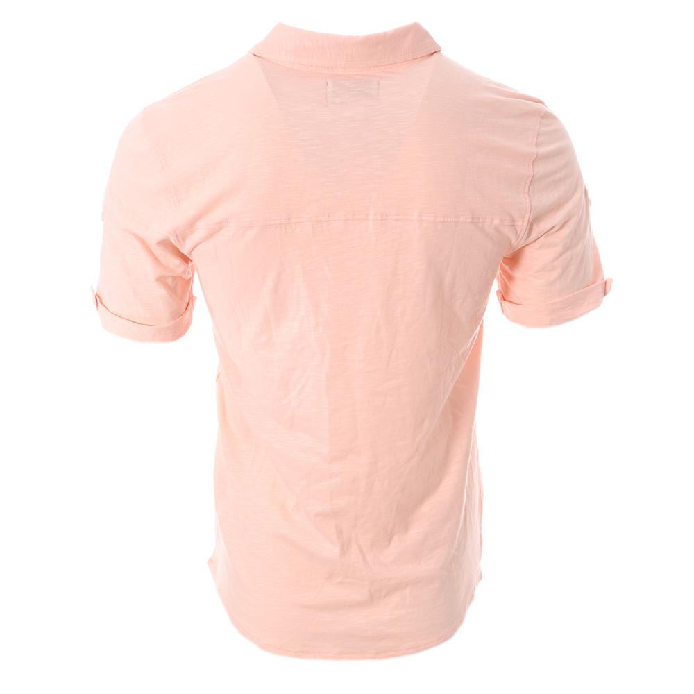 Polo Rose Homme American People Pat vue 2