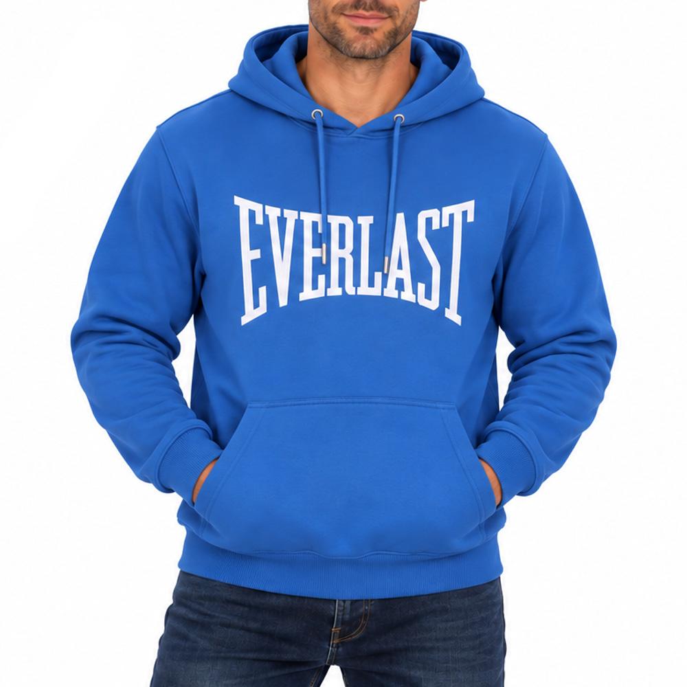 Sweat à Capuche Bleu Homme Everlast EL022 pas cher