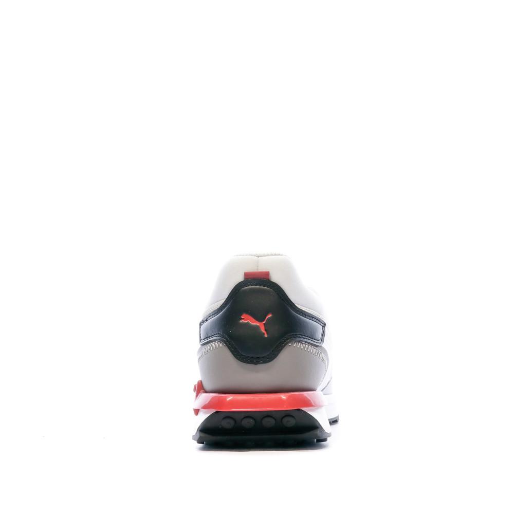 Baskets blanche Homme Puma City Rider Ripstop vue 3
