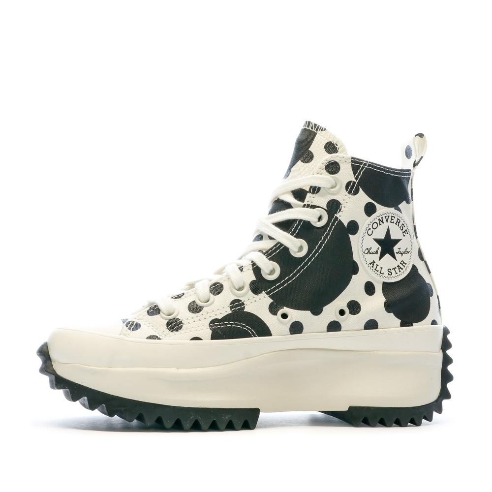 Baskets Noires/Blanches Femme Converse Run Star Hike pas cher