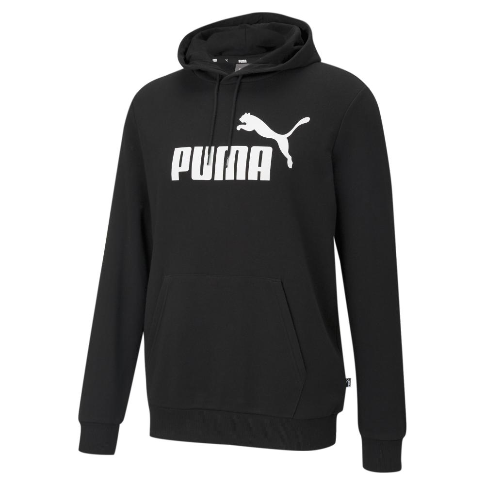 Sweat à capuche Noir Homme Puma Big Logo pas cher