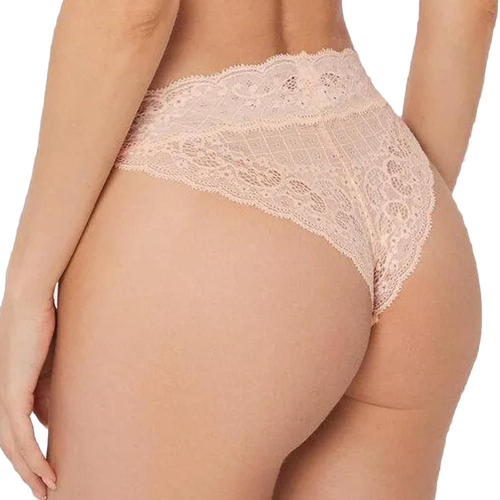 Tanga Orange Femme Tommy Hilfiger UW0UW03170 vue 2