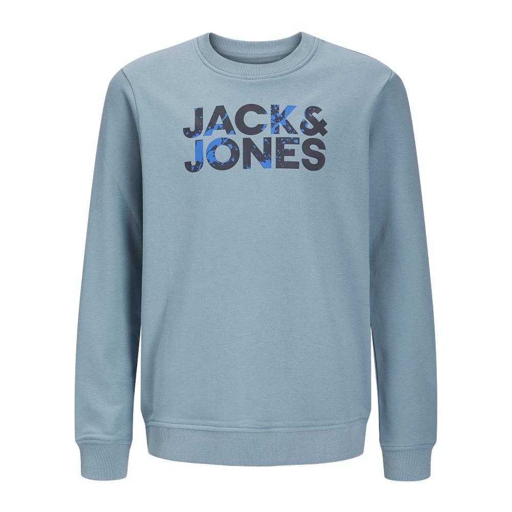Sweat Bleu Garçon Jack & Jones Splash pas cher