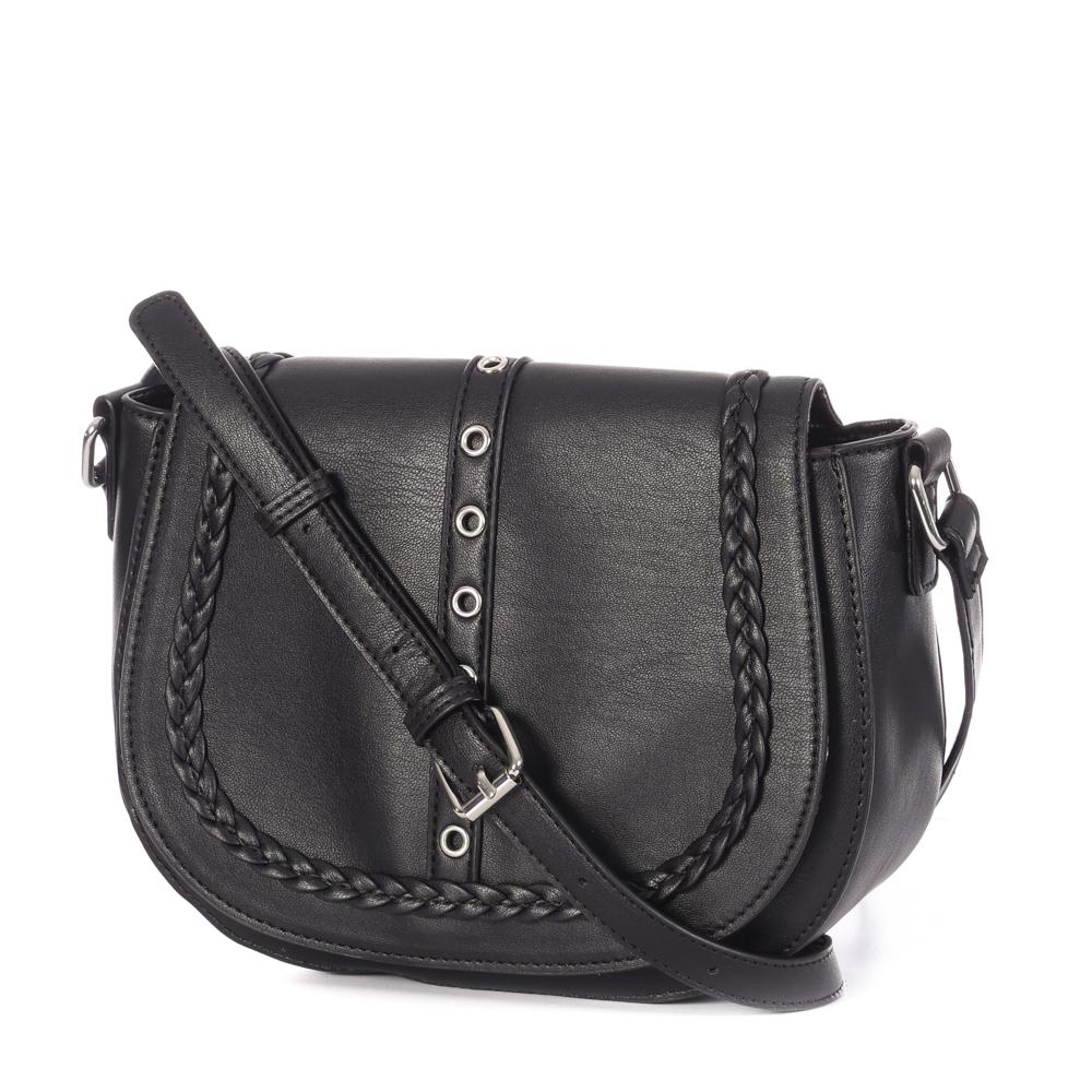 Sac à Bandoulière Noir Femme Manoukian AMANDA vue 2