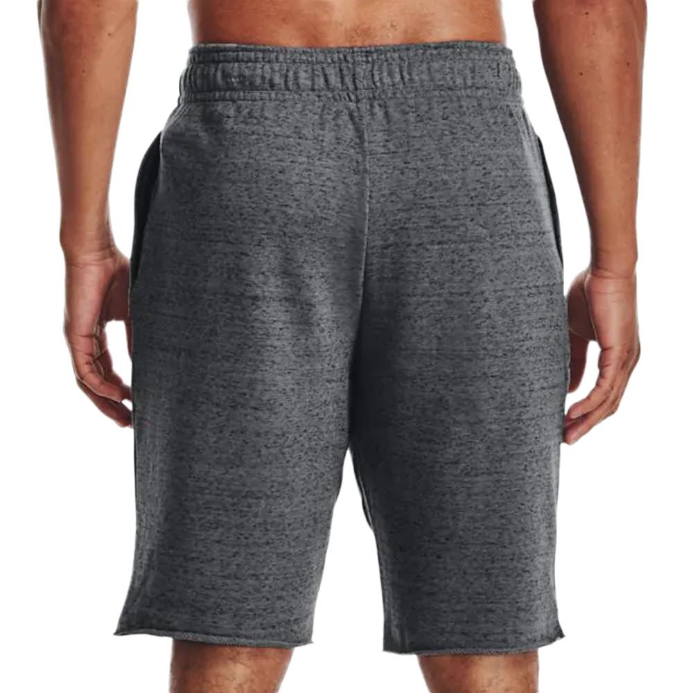 Short Gris foncé Homme Under Armour Rival Terry vue 2