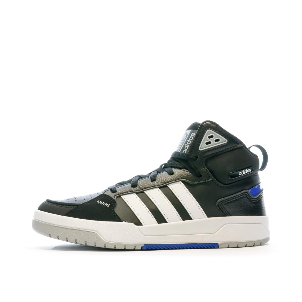 Baskets Noir Homme Adidas 100 Mid pas cher