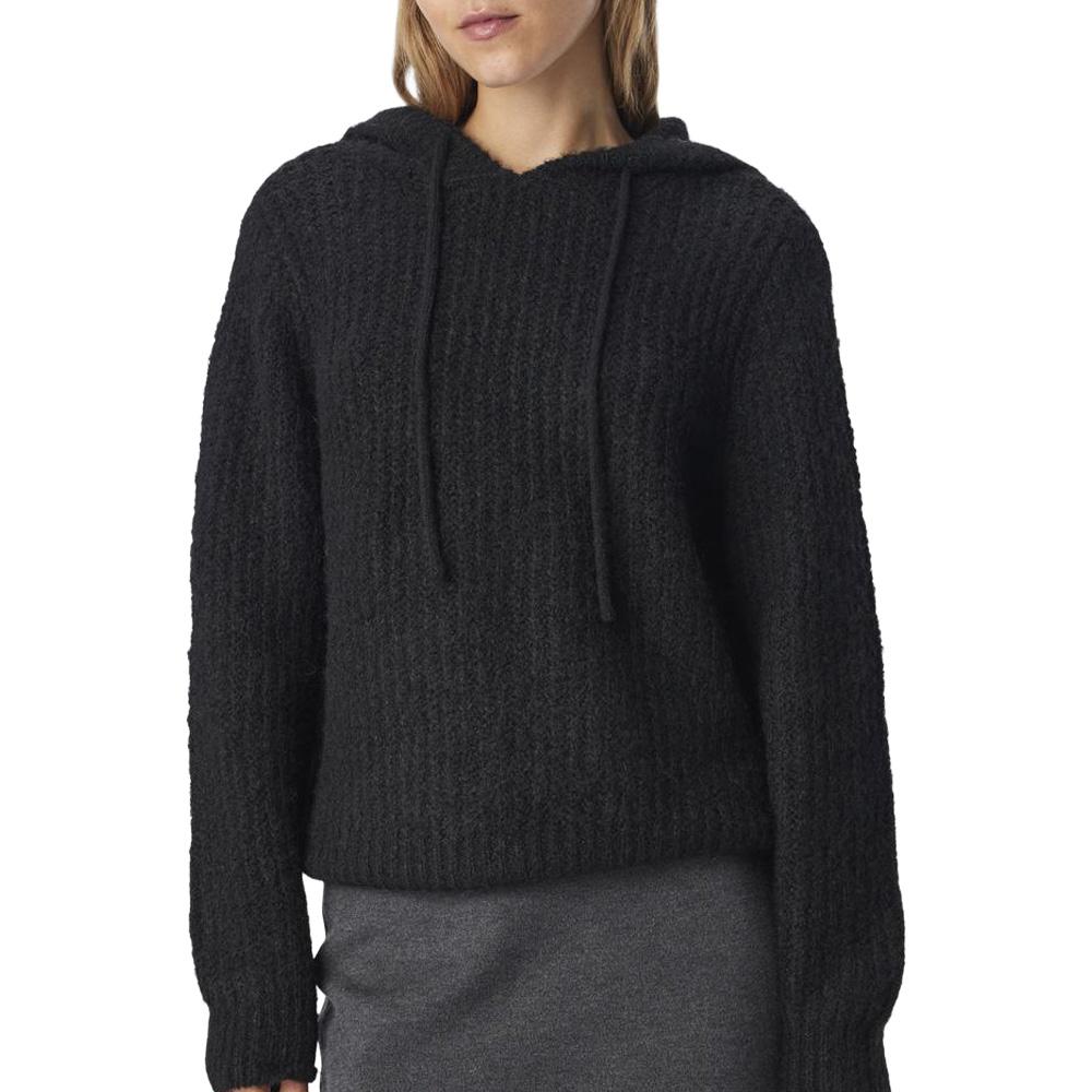 Pull à capuche Noir Femme Vero Moda Hoodie pas cher