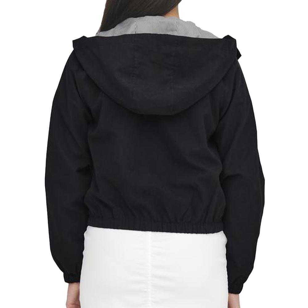 Blouson Noir Femme JDY Hazen Shine vue 2