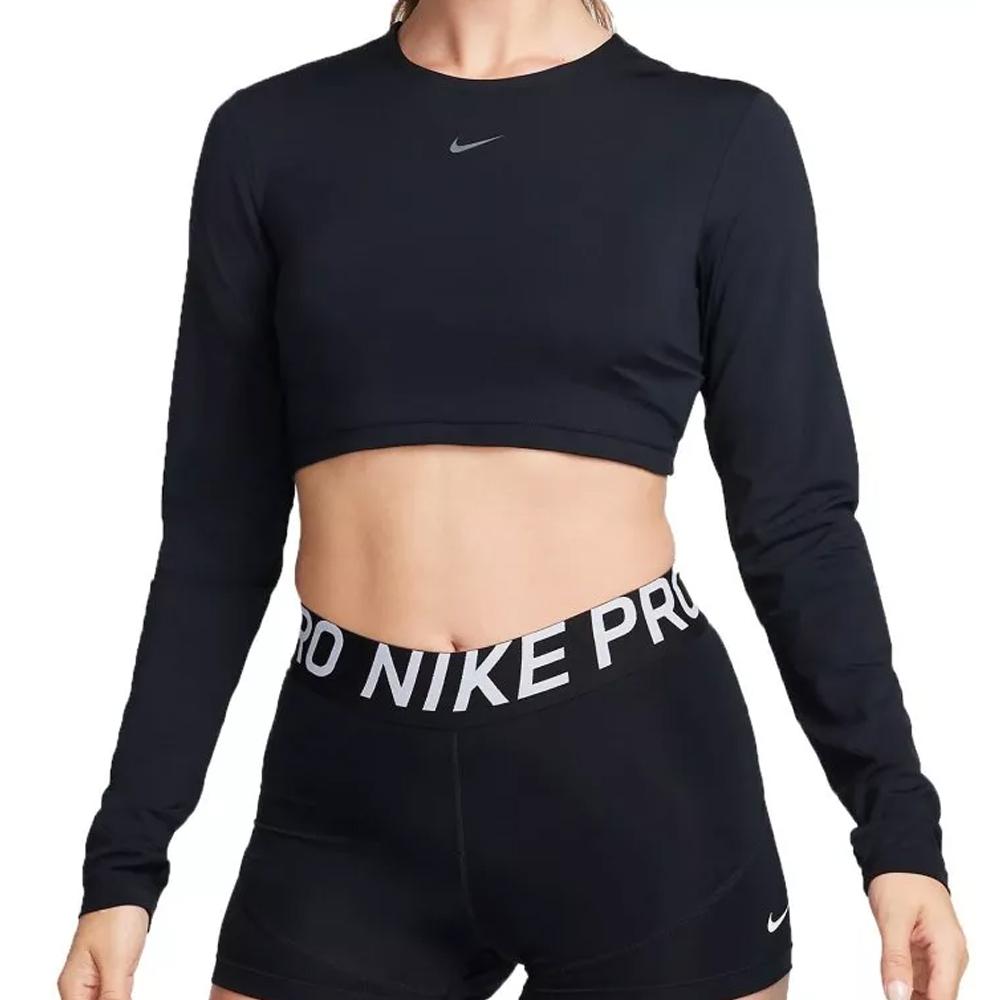T-Shirt Noir Femme Nike Crop pas cher