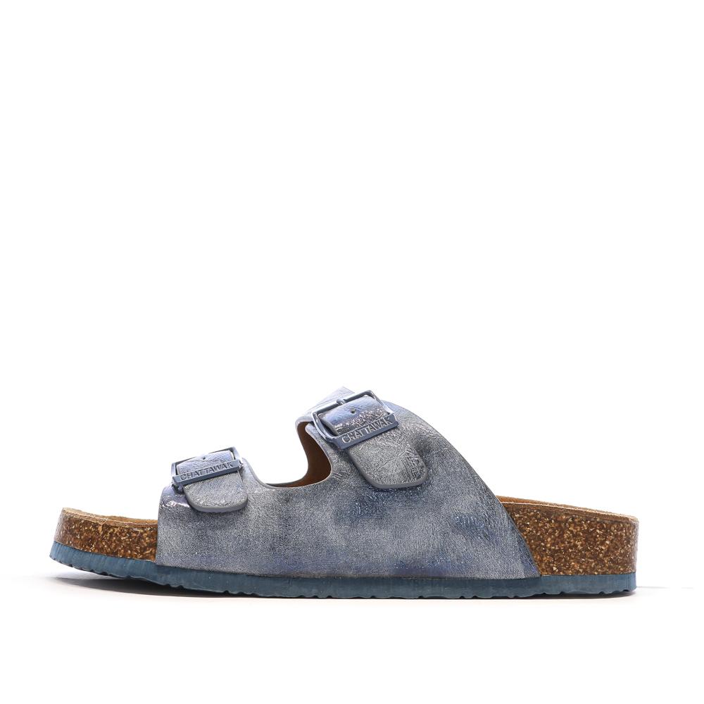Sandales Bleu Femme Chattawak ORPHEE pas cher