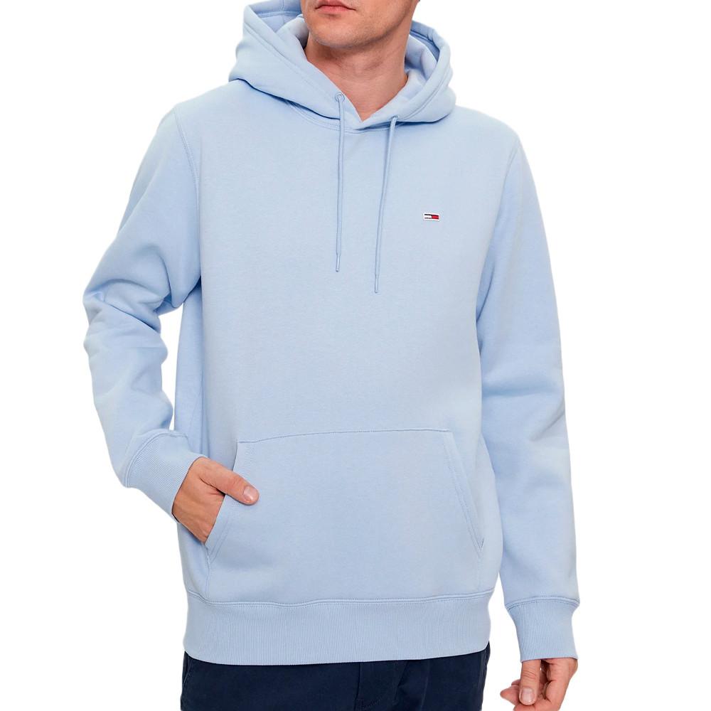 Sweat à capuche Bleu Homme Tommy Jeans YBR pas cher