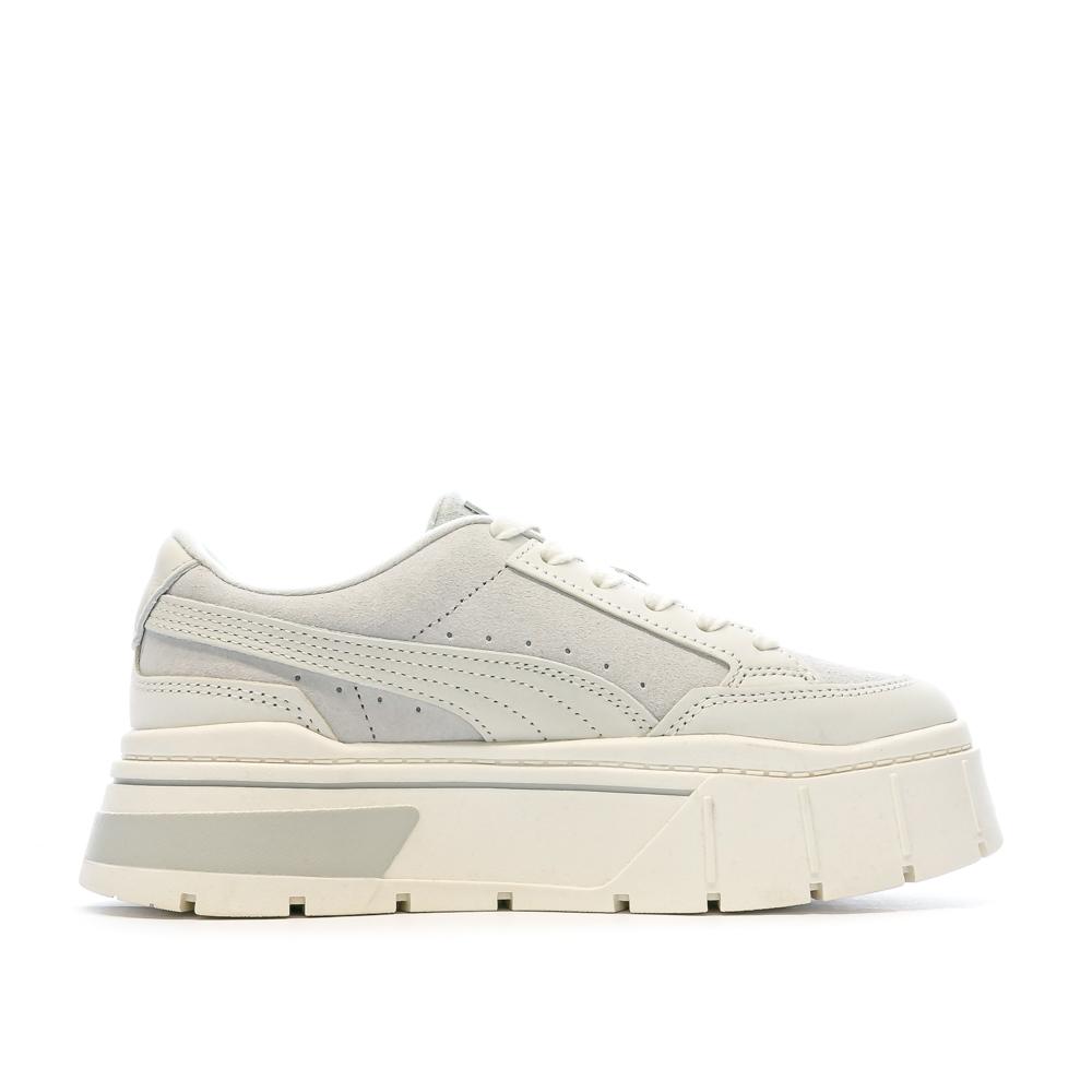 Baskets Grise/Écru Femme PUMA Mayze Stack Selflove vue 2