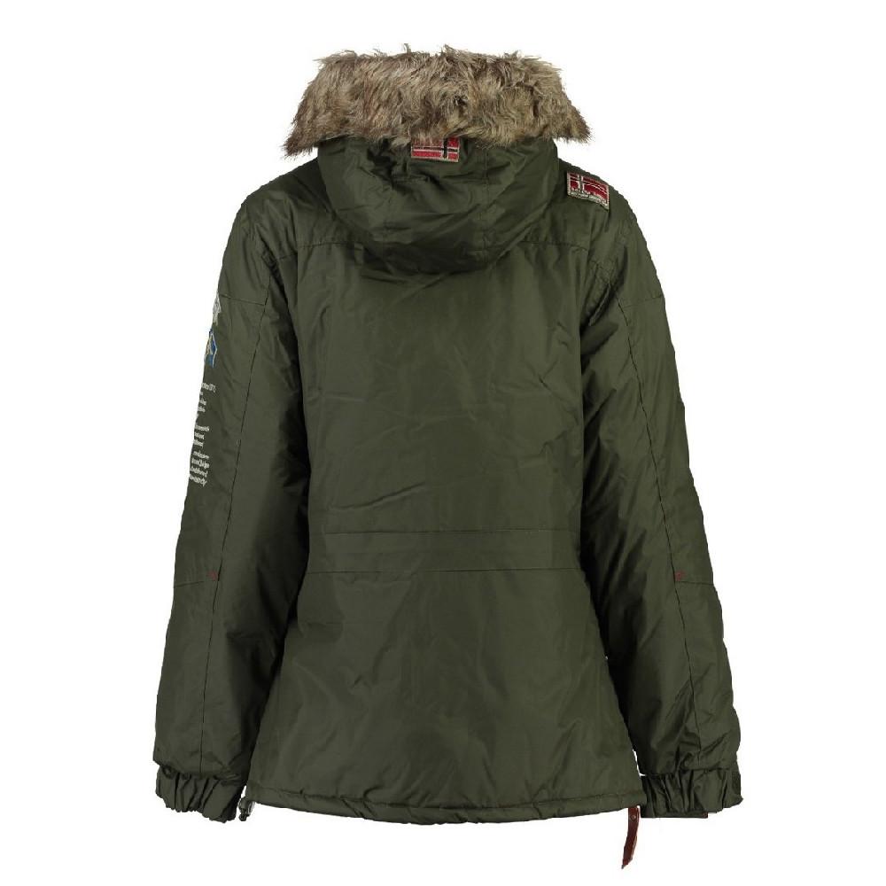 Parka Kaki Fille Geographical Norway Bridget vue 2