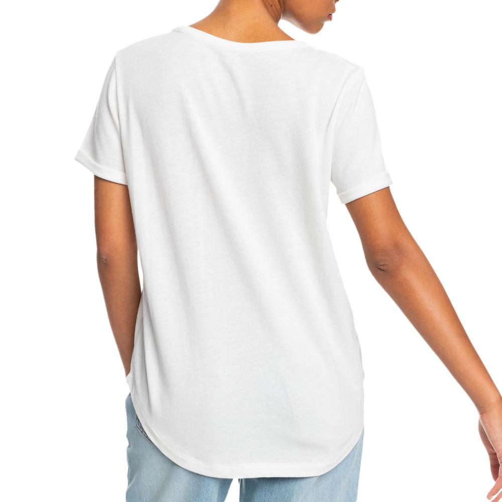 T-shirt Blanc Femme Roxy Ocean After vue 2