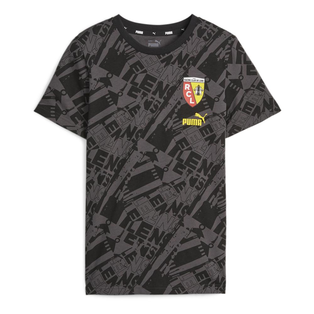 RC Lens T-shirt Noir/Gris Garçon Puma 773708-07 pas cher