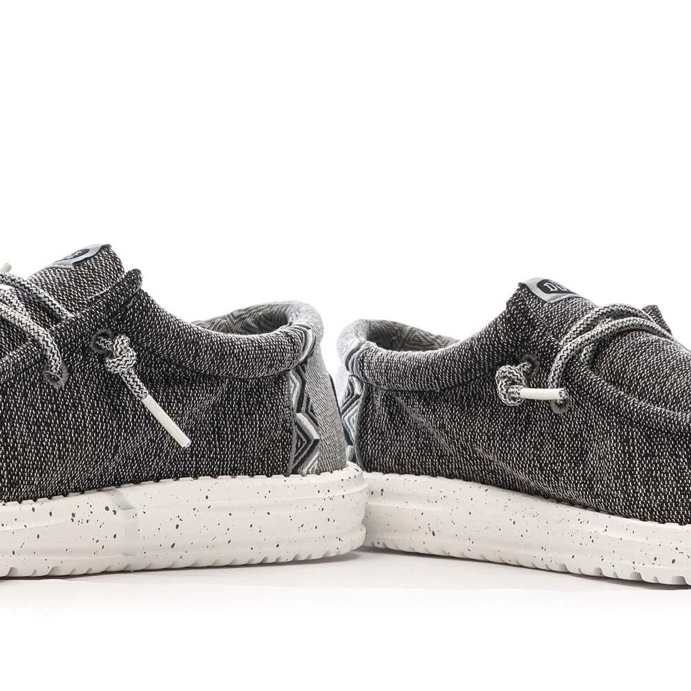 Chaussures Grises chiné Homme Hey Dude Wally Sport Mesh vue 7