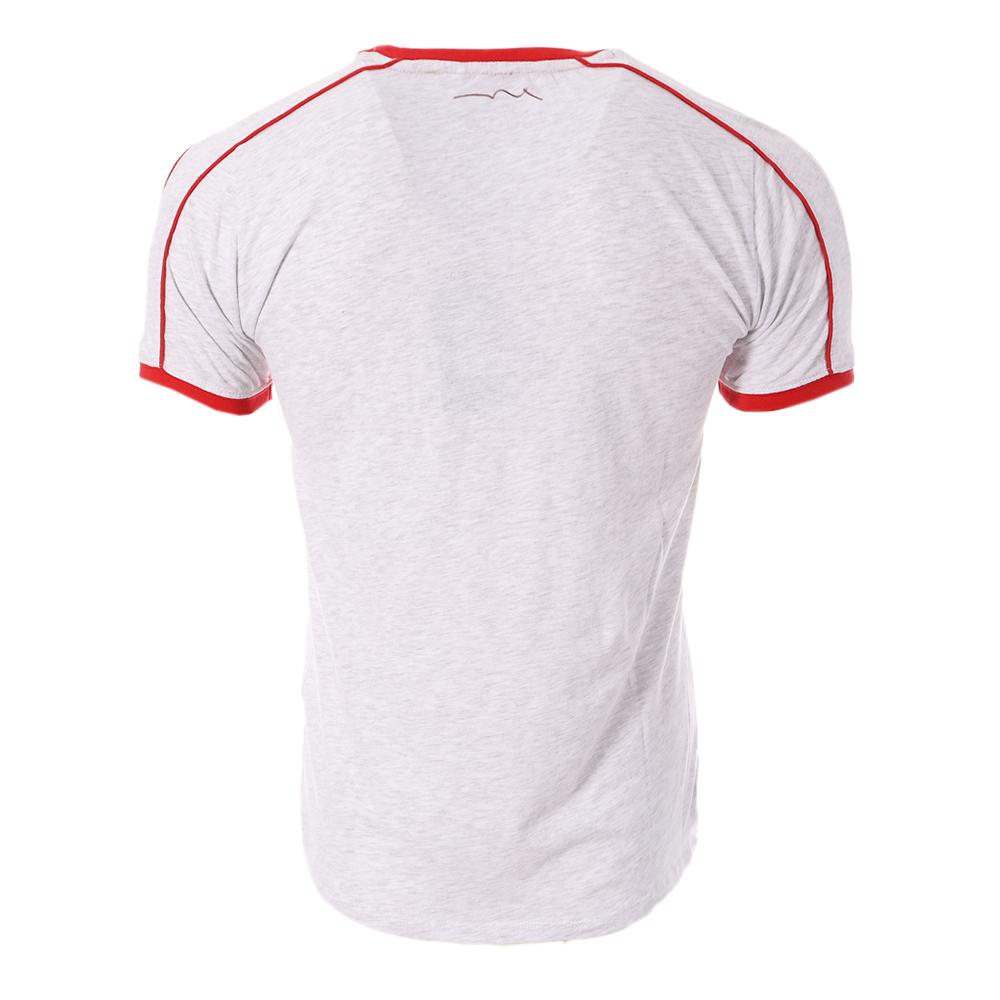 T-shirt Blanc/Rouge Homme Teddy Smith Thou vue 2