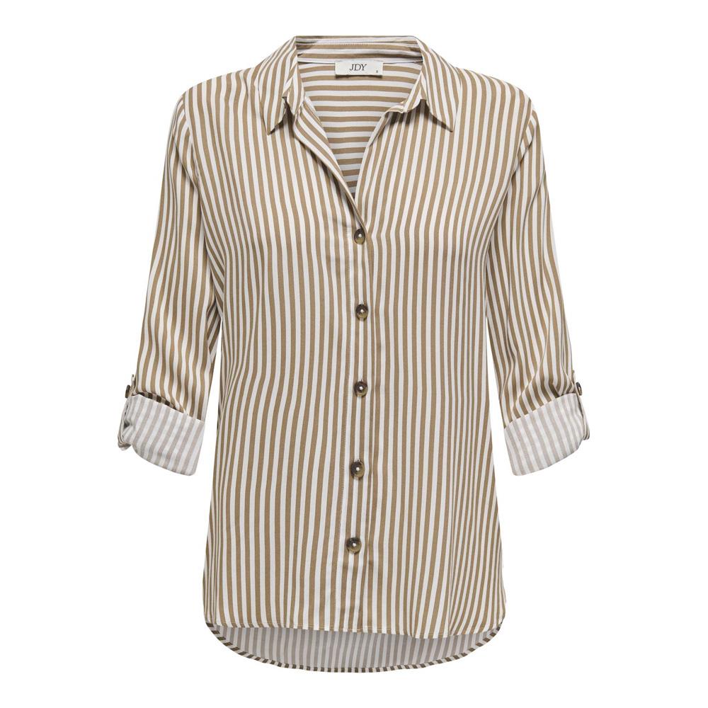 Chemise Blanc/Camel Femme JDY Laurel pas cher