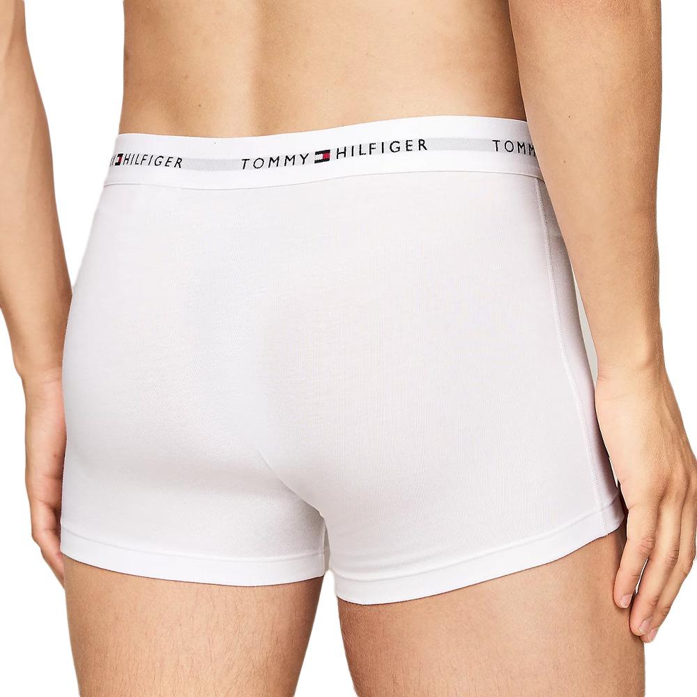 x3 Tommy Hilfiger Bóxers Tronco Hombre Blanco ver 3