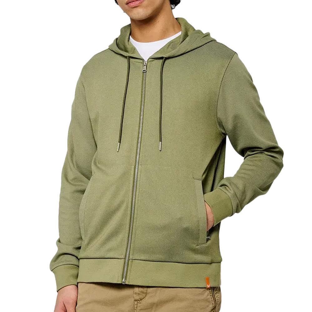 Sweat Zippé Kaki Homme Kaporal LUBIN25EM33 pas cher