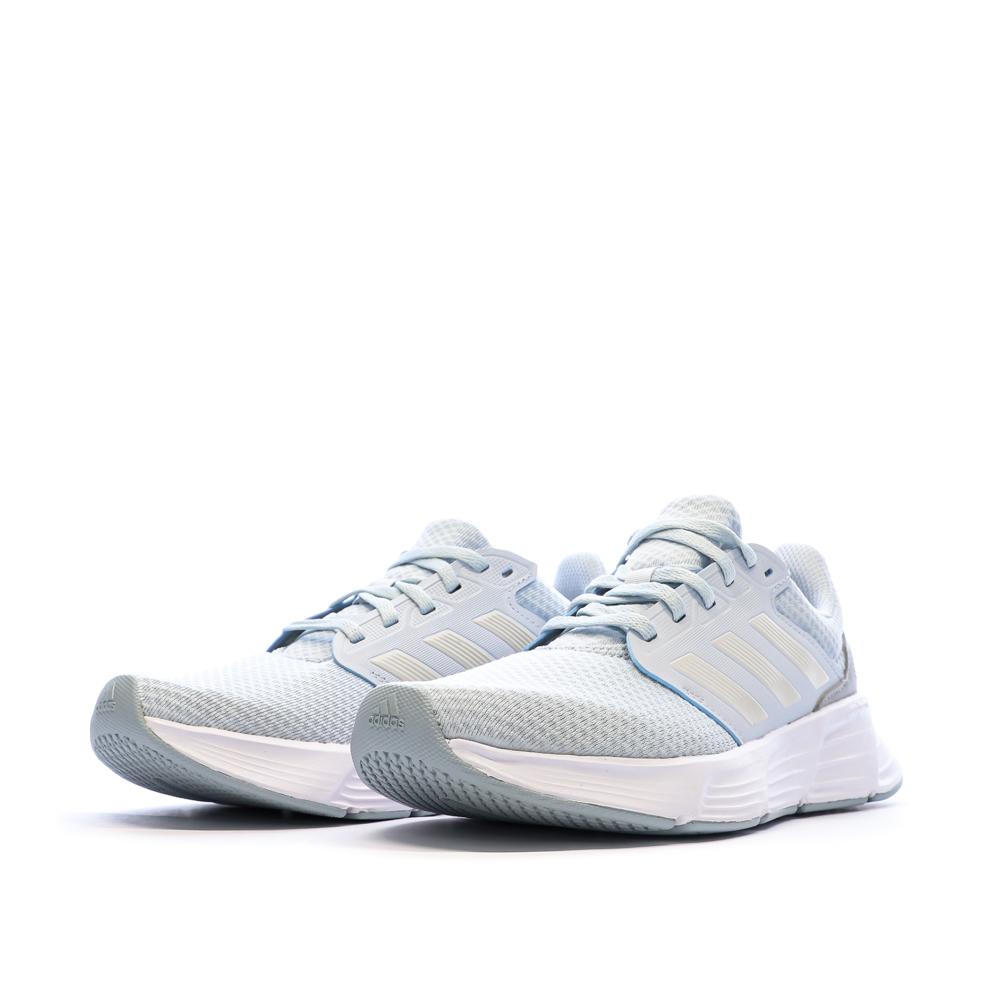 Chaussures de running Bleu Femme Adidas Galaxy 6 vue 6