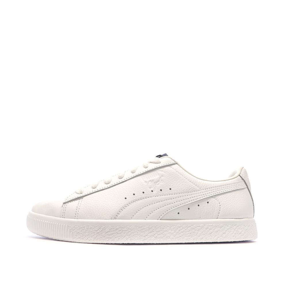 Baskets Blanches Femme Puma Clyde Varsity pas cher
