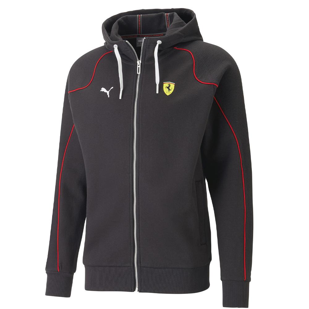 Sweat Zippé Noir Homme Puma Ferrari Race pas cher