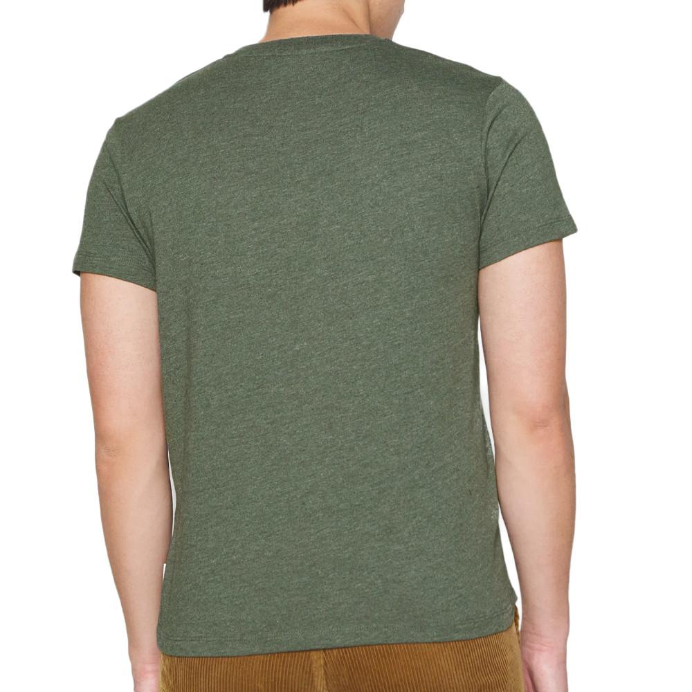 T-shirt Kaki Homme Pepe jeans Nouvel vue 2