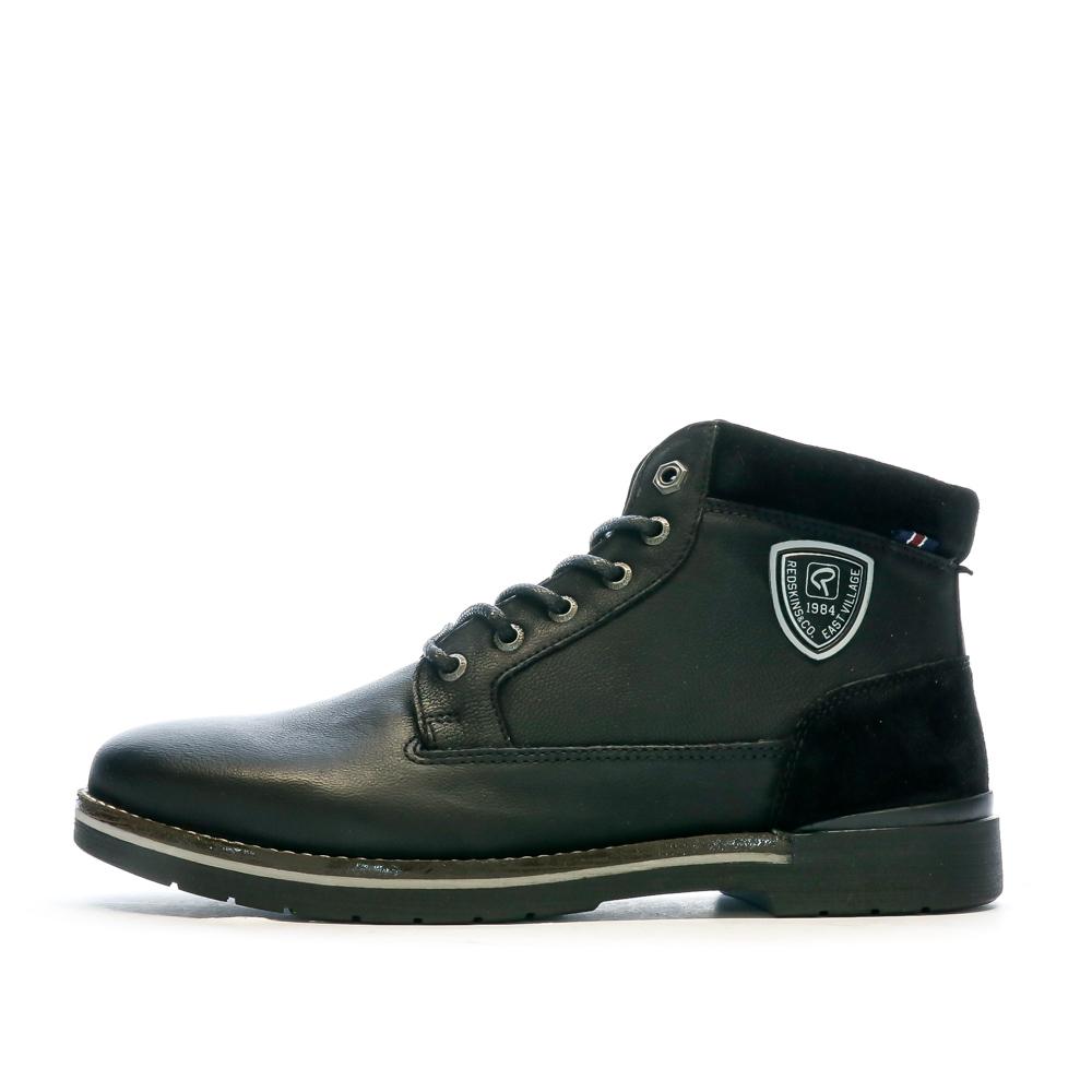 Boots Noir Homme Redskins Accro pas cher