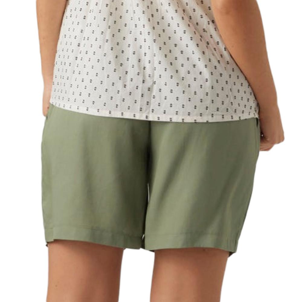 Short de Grossesse Kaki Femme Mamalicious Mlteca vue 2