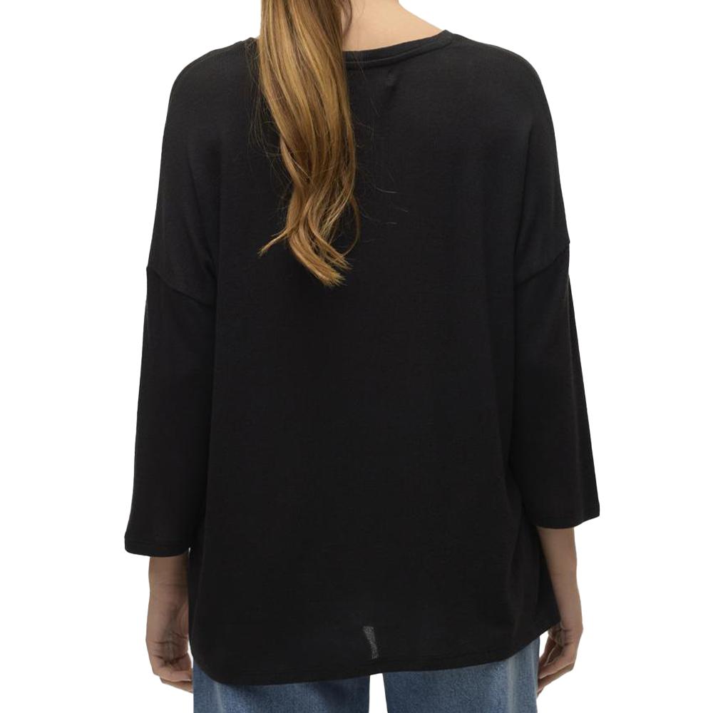 Pull Noir Femme Vero Moda Brianna vue 2