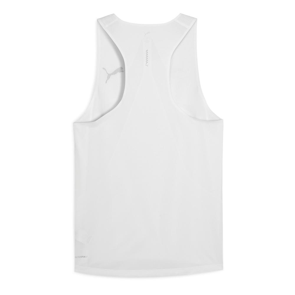 Débardeur Blanc Homme Puma Raceday vue 2