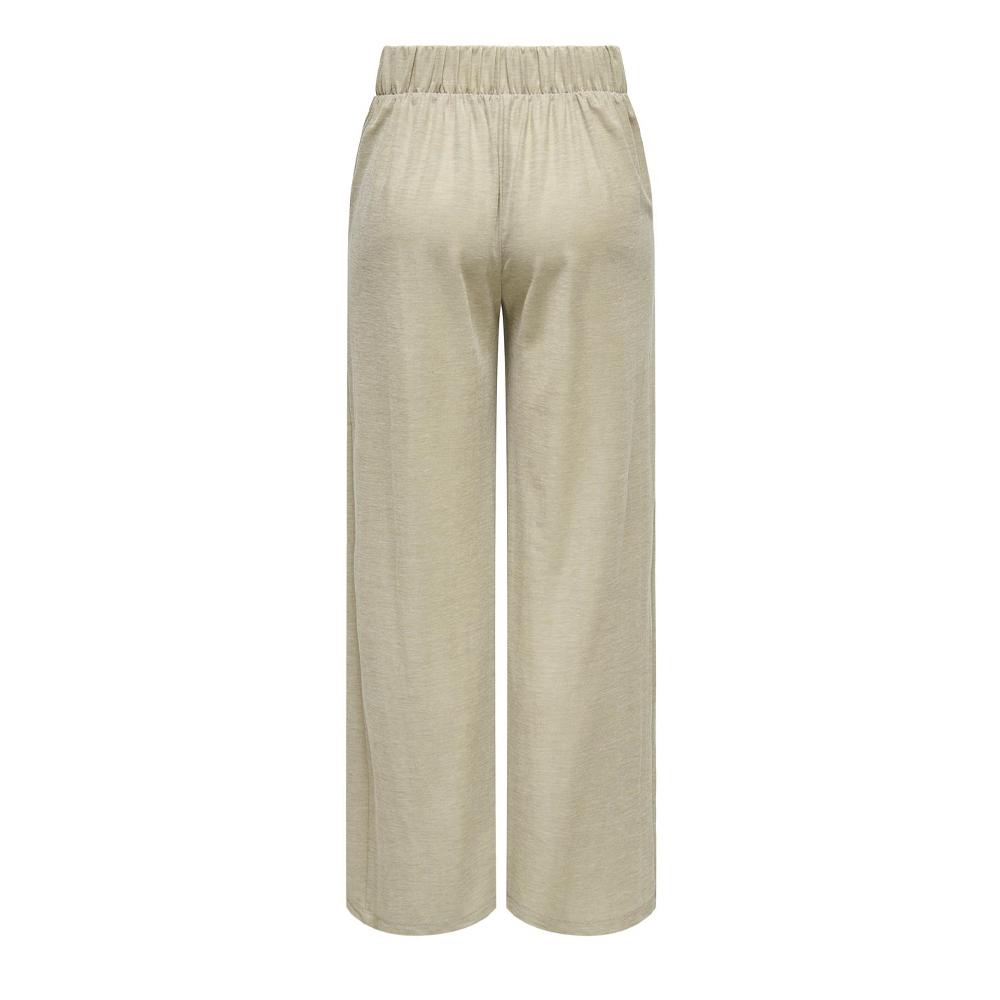 Pantalon Fluide Beige Femme JDY Geggo vue 2