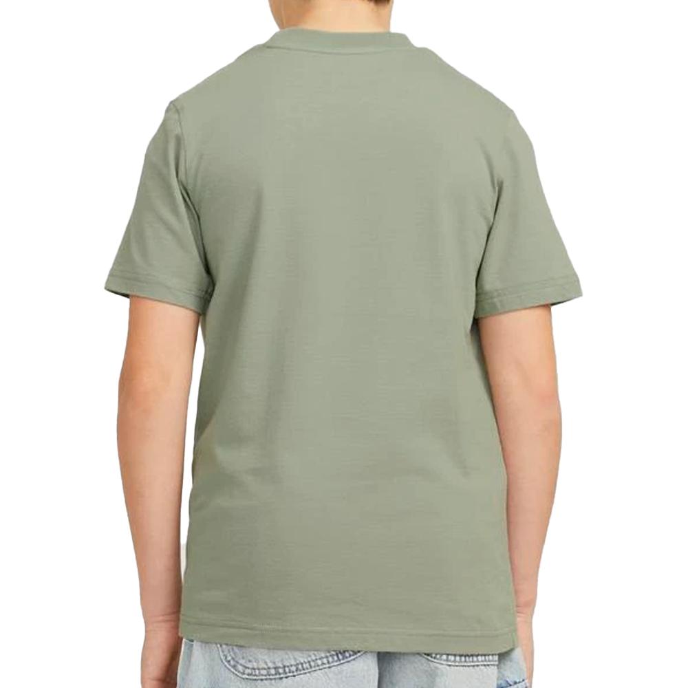 T-shirt Vert Garçon Jack & Jones Beau vue 2