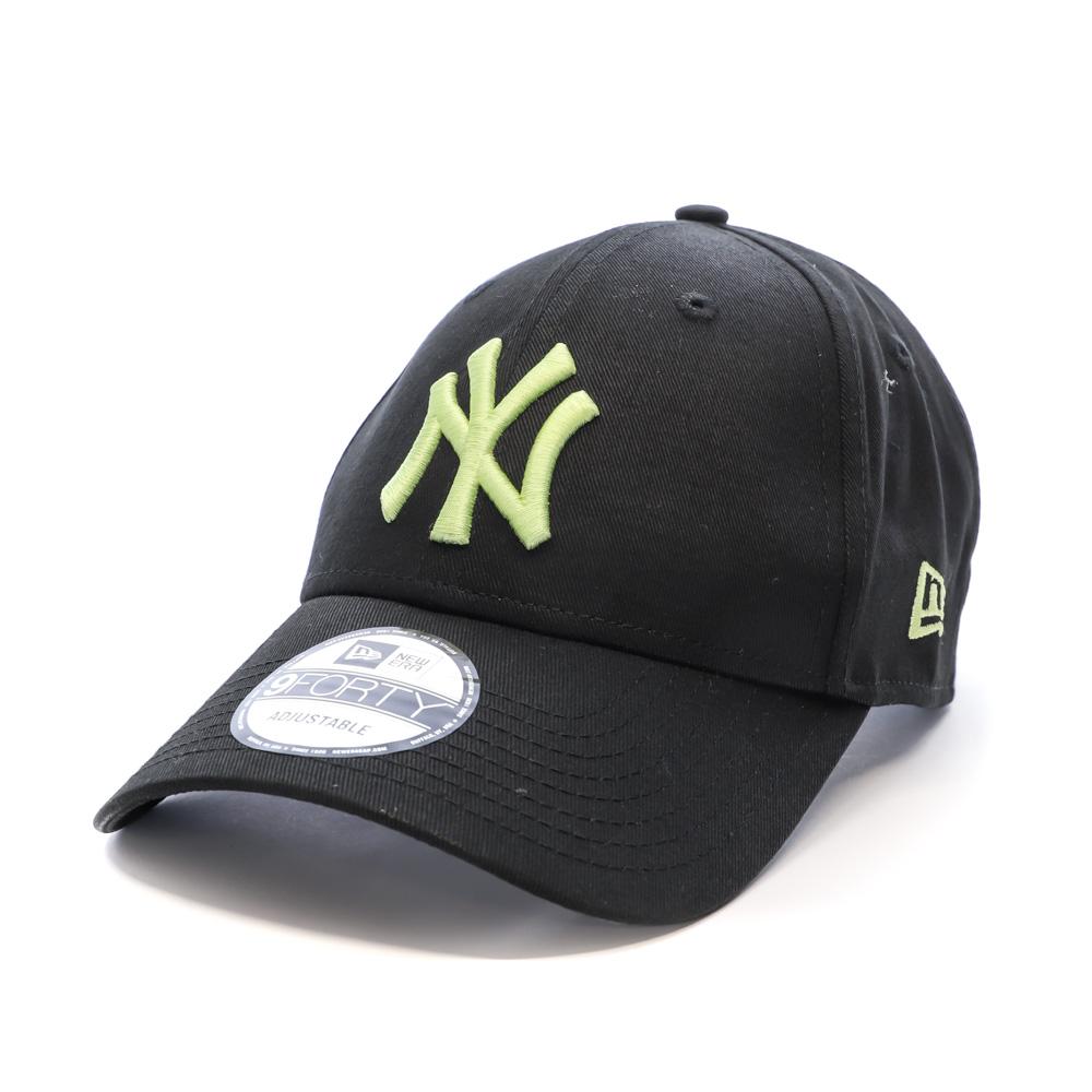 Casquette Noire/Vert Homme New Era League Essential pas cher