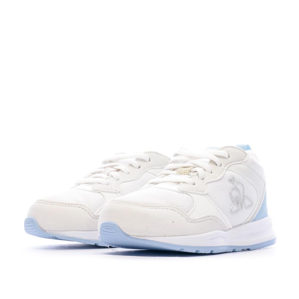 Baskets Blanches Garcon Le Coq Sportif Lcs R500 Inf Iridescent Optical Espace des marques