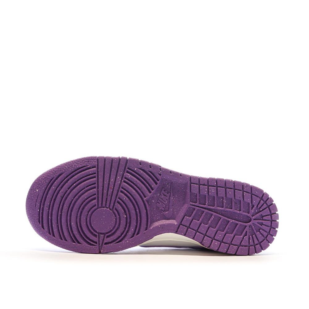 Baskets Violette/Blanche Femme Nike Dunk Low vue 5